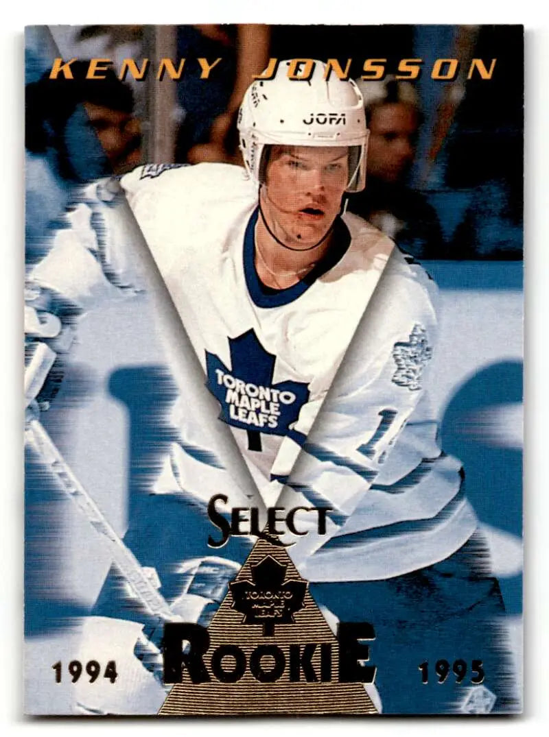 1994 Select #172 Kenny Jonsson    Toronto Maple Leafs Hockey Cards EX/NM