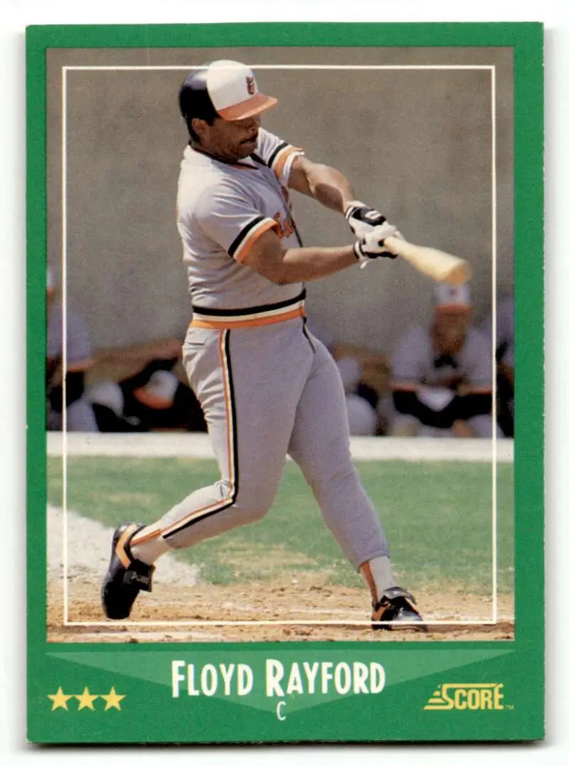 1988 Score #359 Floyd Rayford    Baltimore Orioles Baseball Cards EX/NM