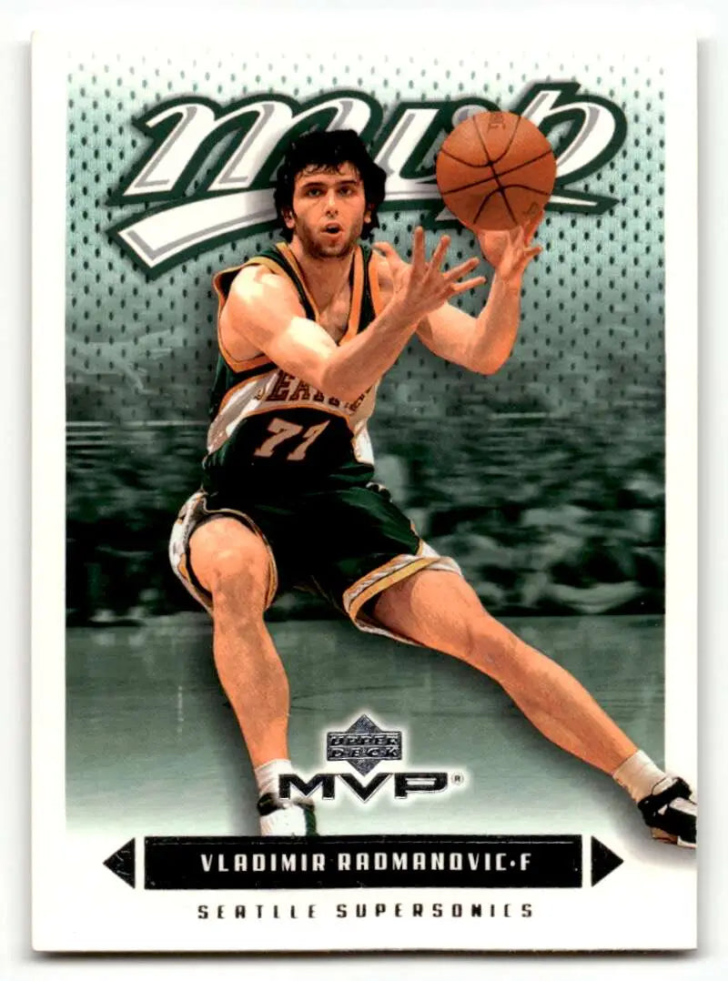 2003 Upper Deck MVP #174 Vladimir Radmanovic    Seattle SuperSonics Basketball Cards EX/NM