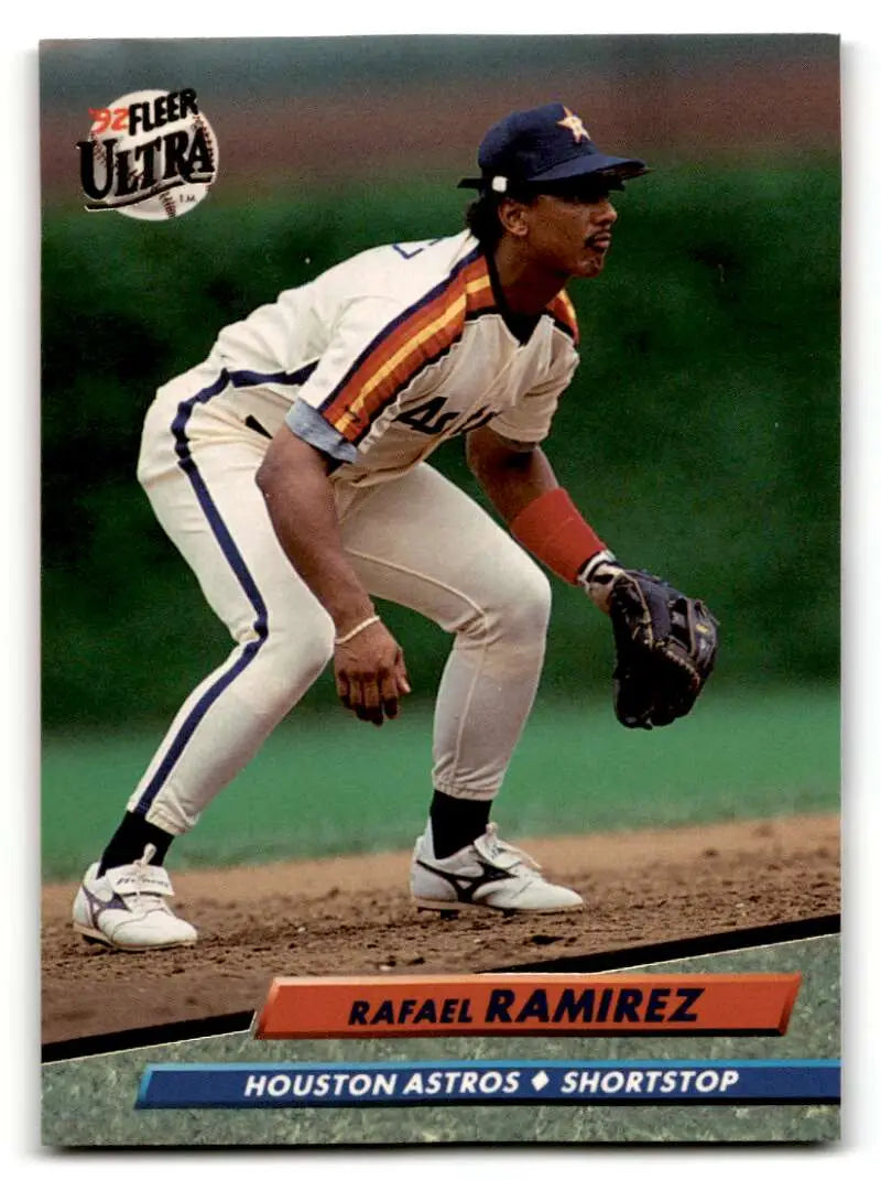 1992 Ultra #495 Rafael Ramirez    Houston Astros Baseball Cards EX/NM