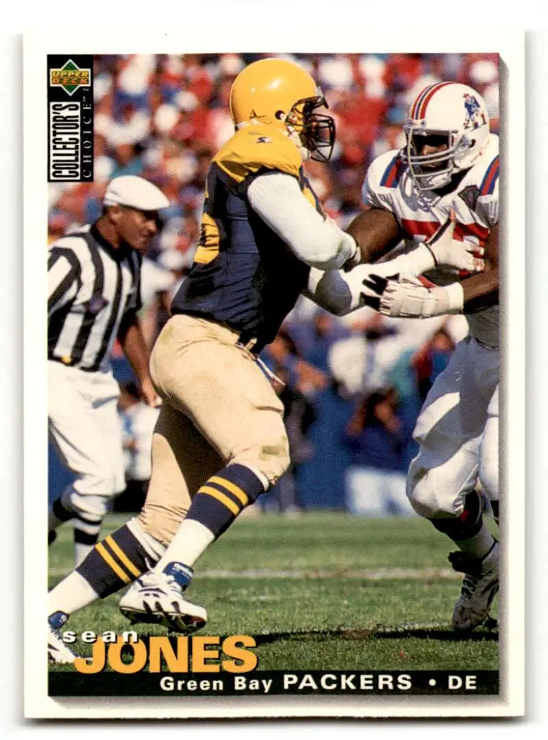 1995 Collector's Choice #157 Sean Jones    Green Bay Packers Football Cards EX/NM
