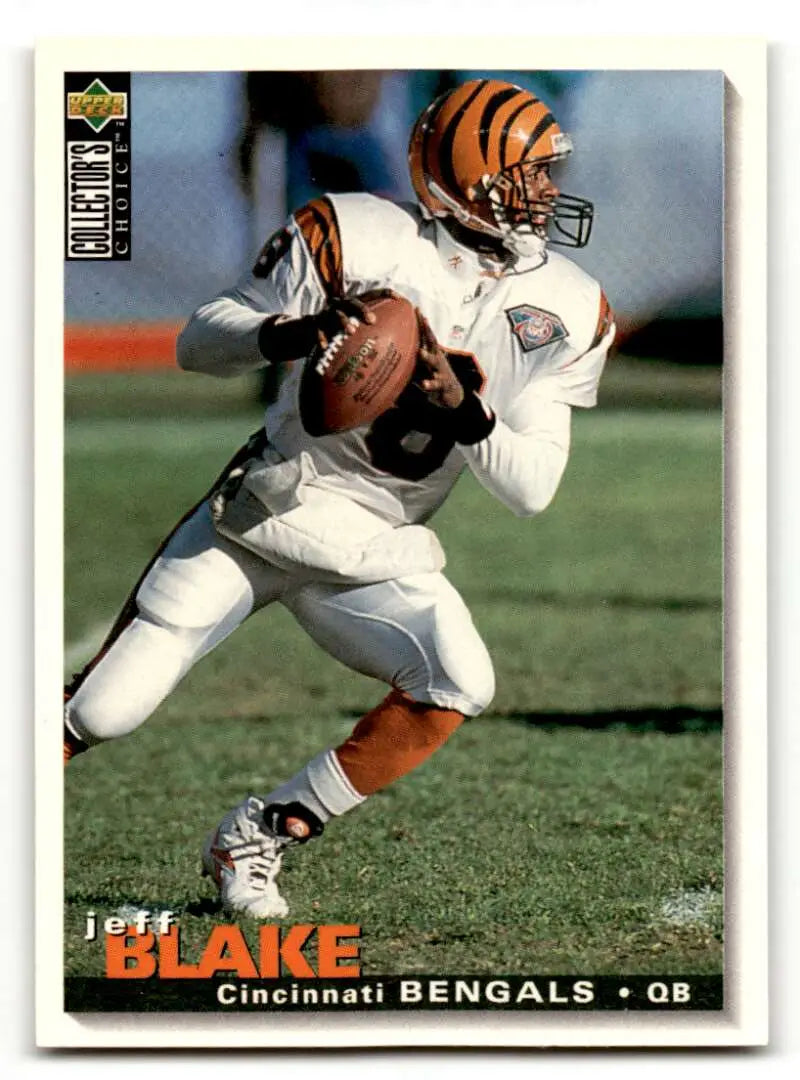 1995 Collector's Choice #224 Jeff Blake    Cincinnati Bengals Football Cards EX/NM