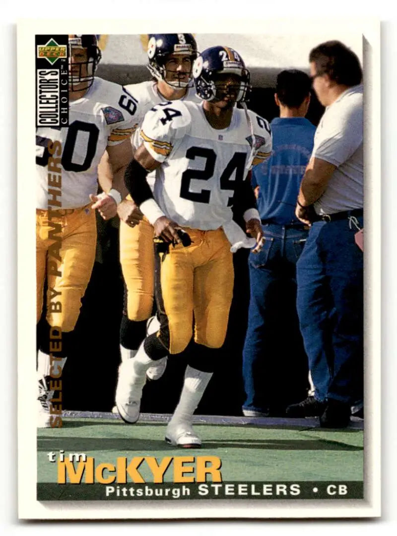 1995 Collector's Choice #344 Tim McKyer    Carolina Panthers Football Cards EX/NM