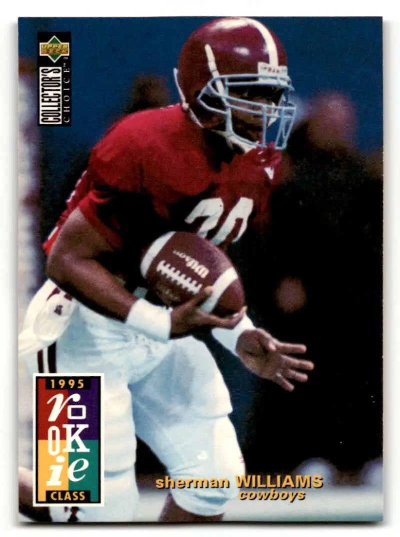 1995 Collector's Choice #25 Sherman Williams    Dallas Cowboys Football Cards EX/NM