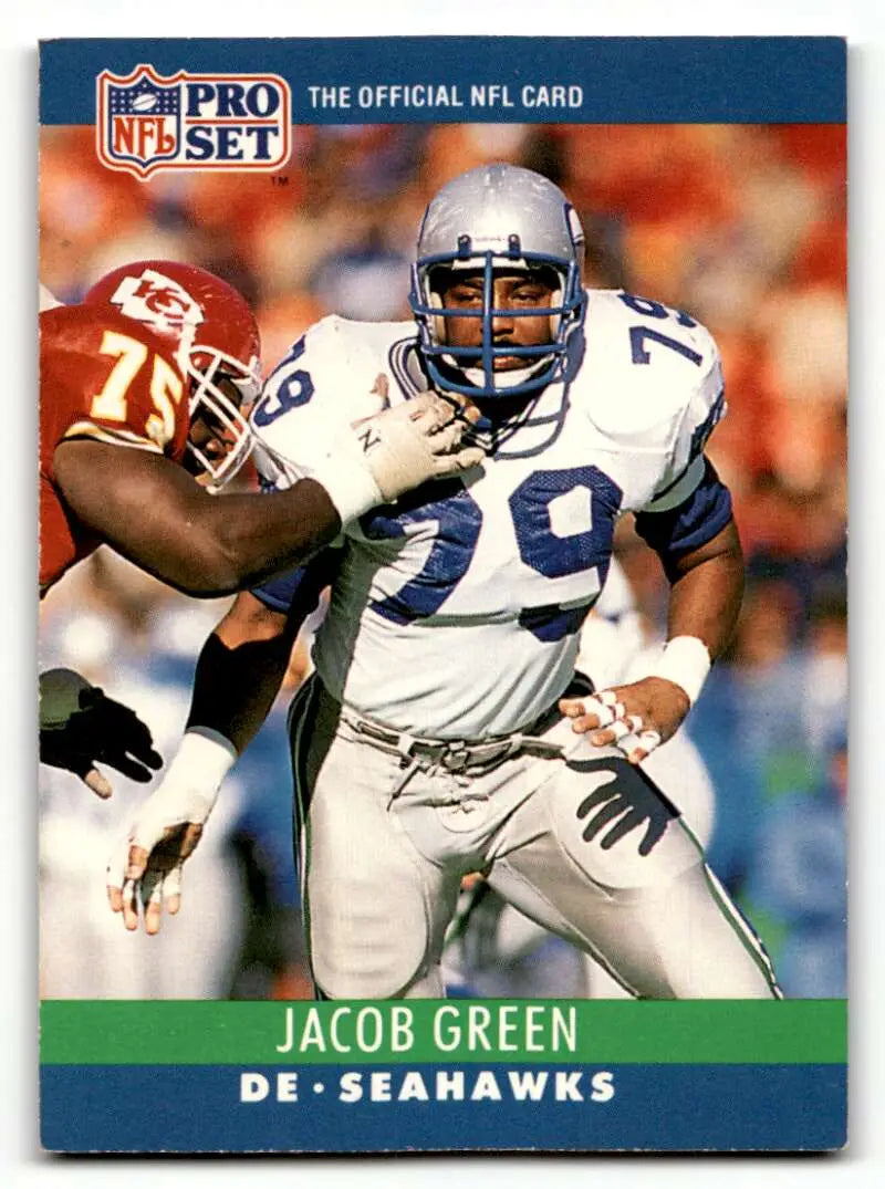 1990 Pro Set #301 Jacob Green    Seattle Seahawks Football Cards EX/NM