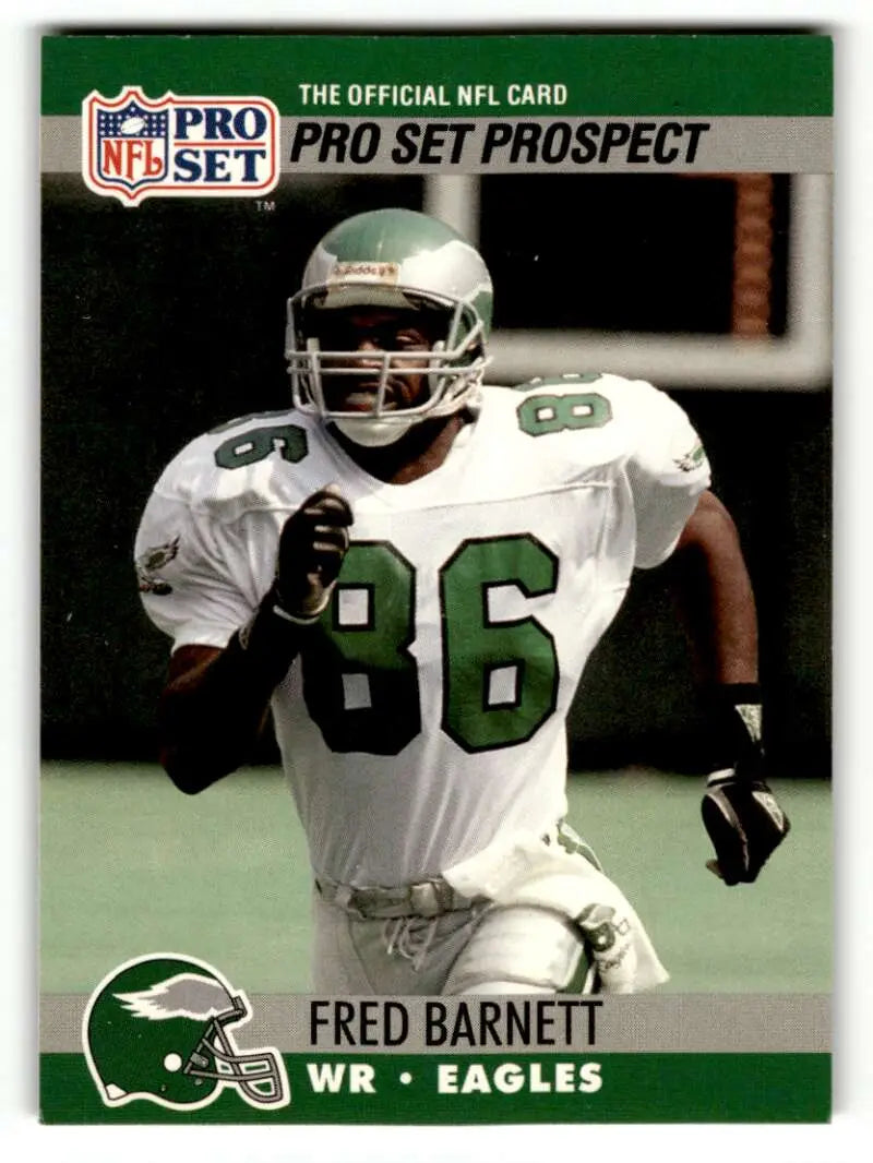 1990 Pro Set #746 Fred Barnett    Philadelphia Eagles Football Cards EX/NM