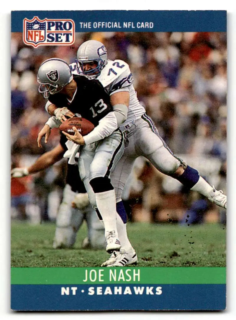 1990 Pro Set #304 Joe Nash    Seattle Seahawks Football Cards EX/NM