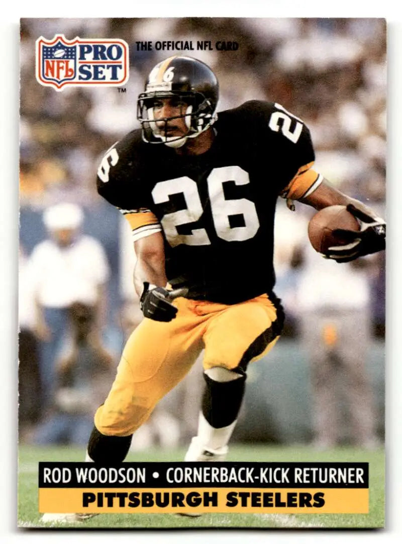 1991 Pro Set #278 Rod Woodson    Pittsburgh Steelers Football Cards EX/NM