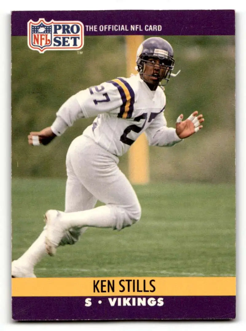 1990 Pro Set #574 Ken Stills    Minnesota Vikings Football Cards EX/NM