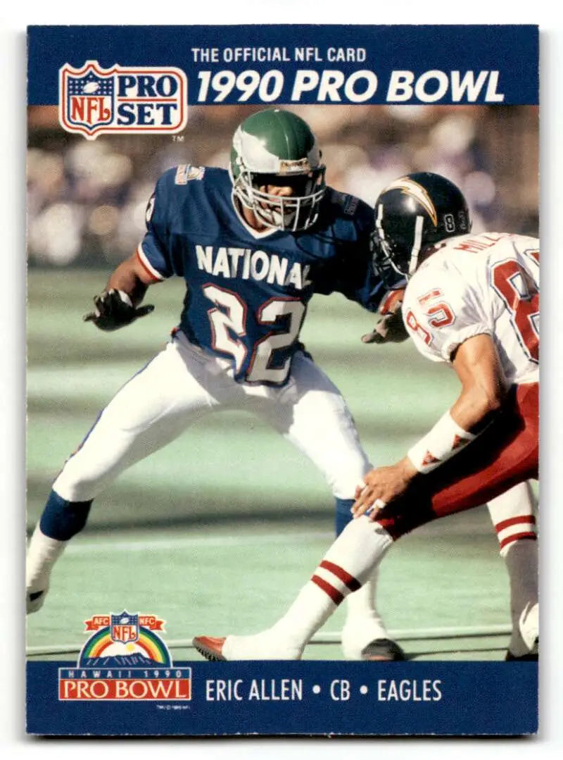 1990 Pro Set #379 Eric Allen    Philadelphia Eagles Football Cards EX/NM