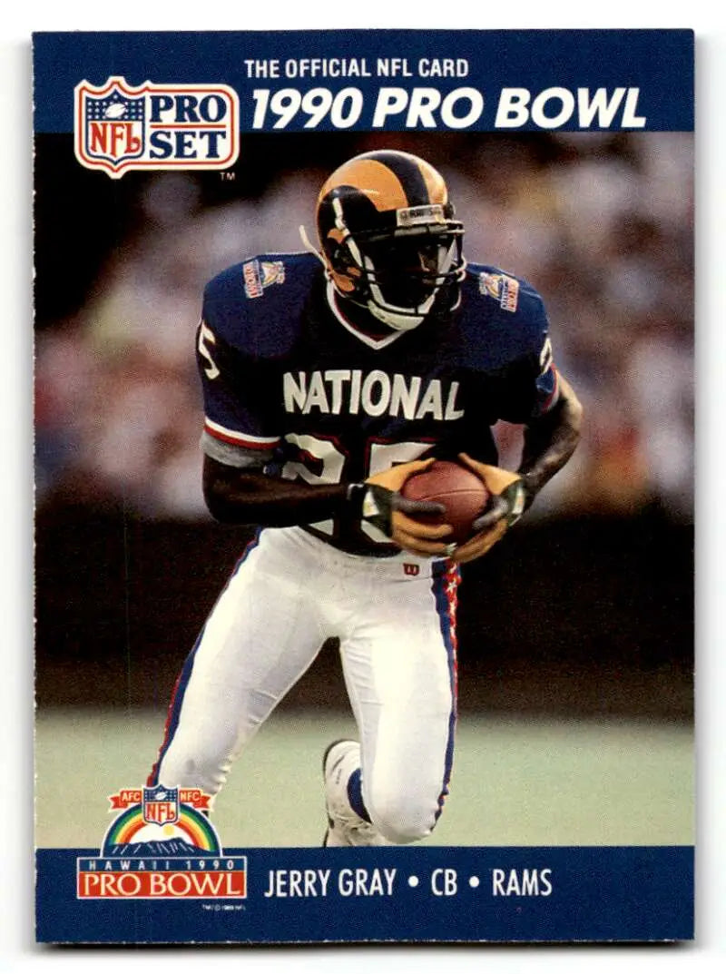 1990 Pro Set #391 Jerry Gray    Los Angeles Rams Football Cards EX/NM