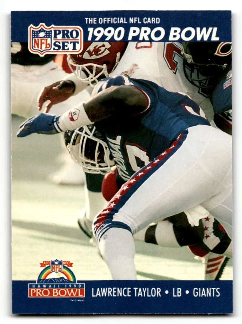 1990 Pro Set #422 Lawrence Taylor    New York Giants Football Cards EX/NM