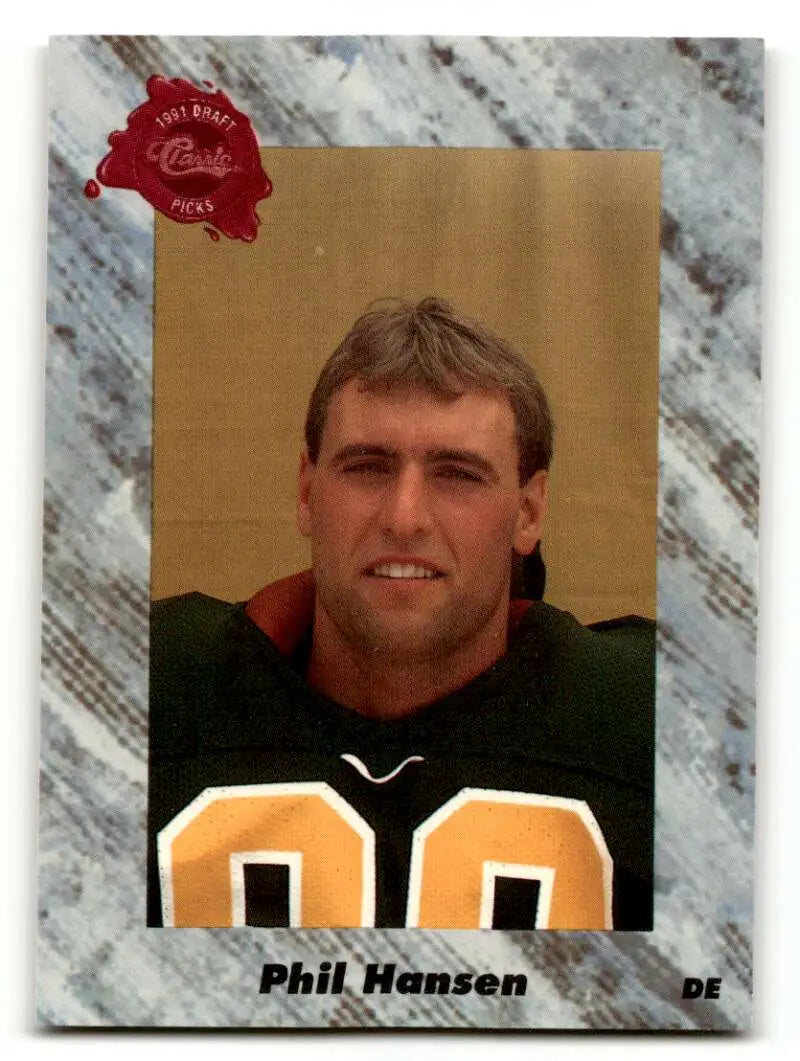 1991  Classic Draft Picks #147 Phil Hansen    Buffalo Bills Football Cards NM Near Mint