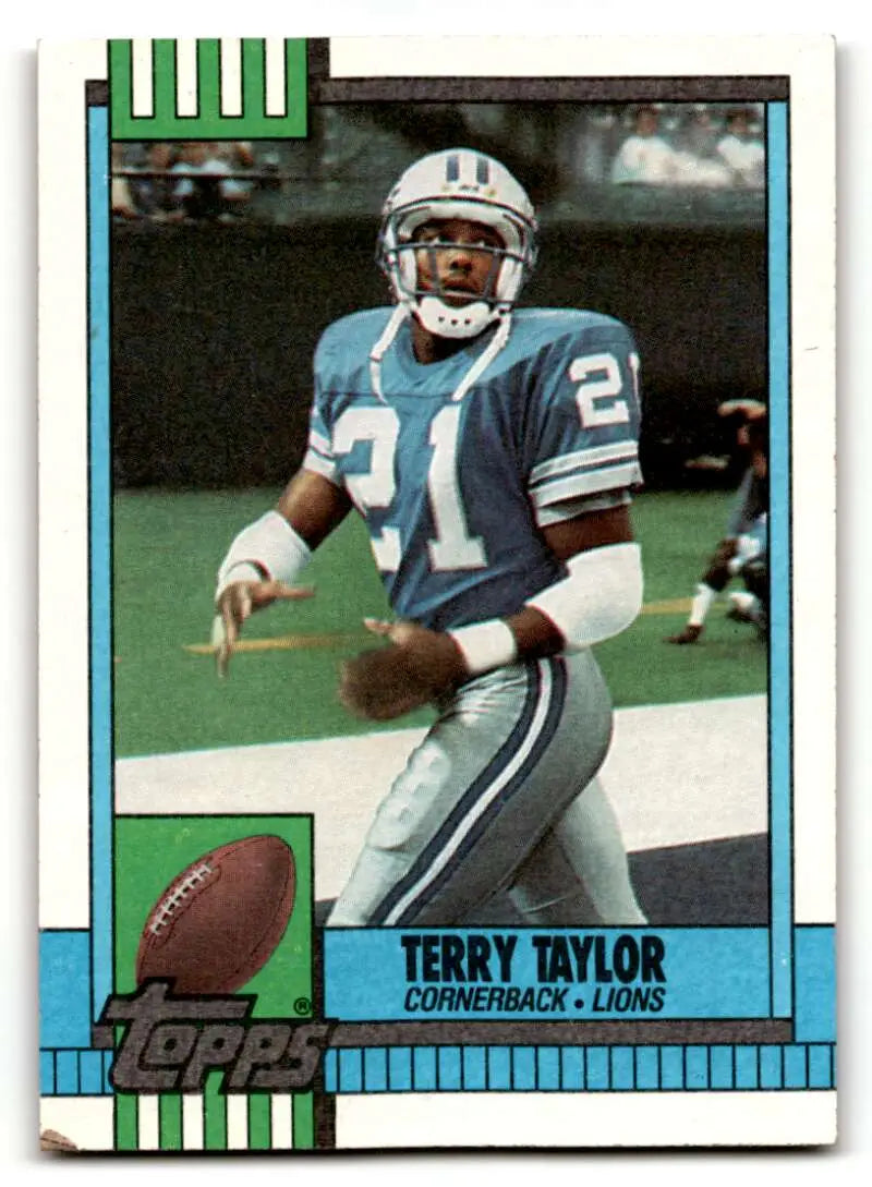 1990 Topps #360 Terry Taylor    Detroit Lions Football Cards 