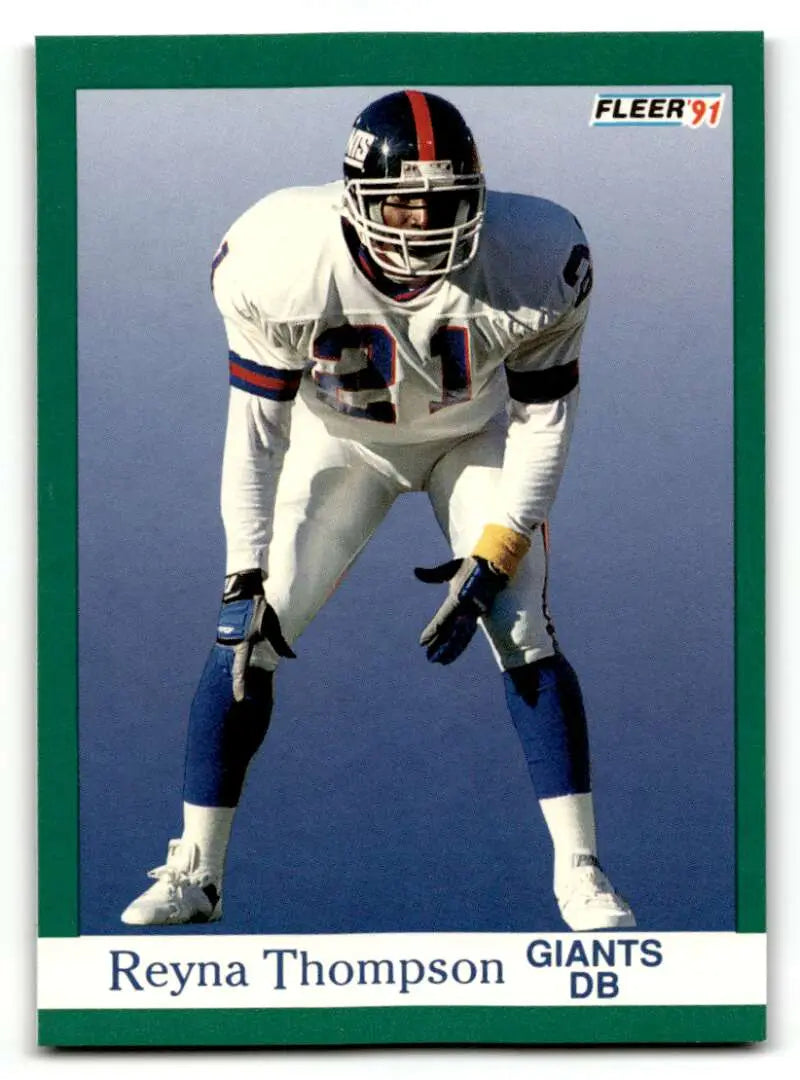 1991 Fleer #320 Reyna Thompson    New York Giants Football Cards NM Near Mint