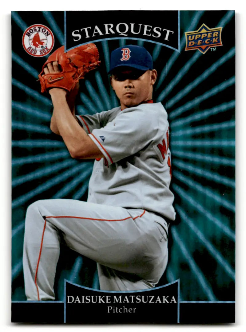 2009 Upper Deck Starquest Super Rare Emerald #SQ7 Daisuke Matsuzaka NM-MT