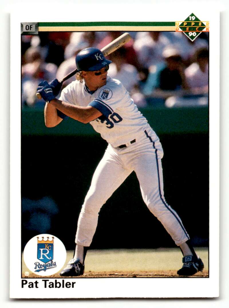 1990 Upper Deck #142b Pat Tabler    Kansas City Royals Baseball Cards EX/NM