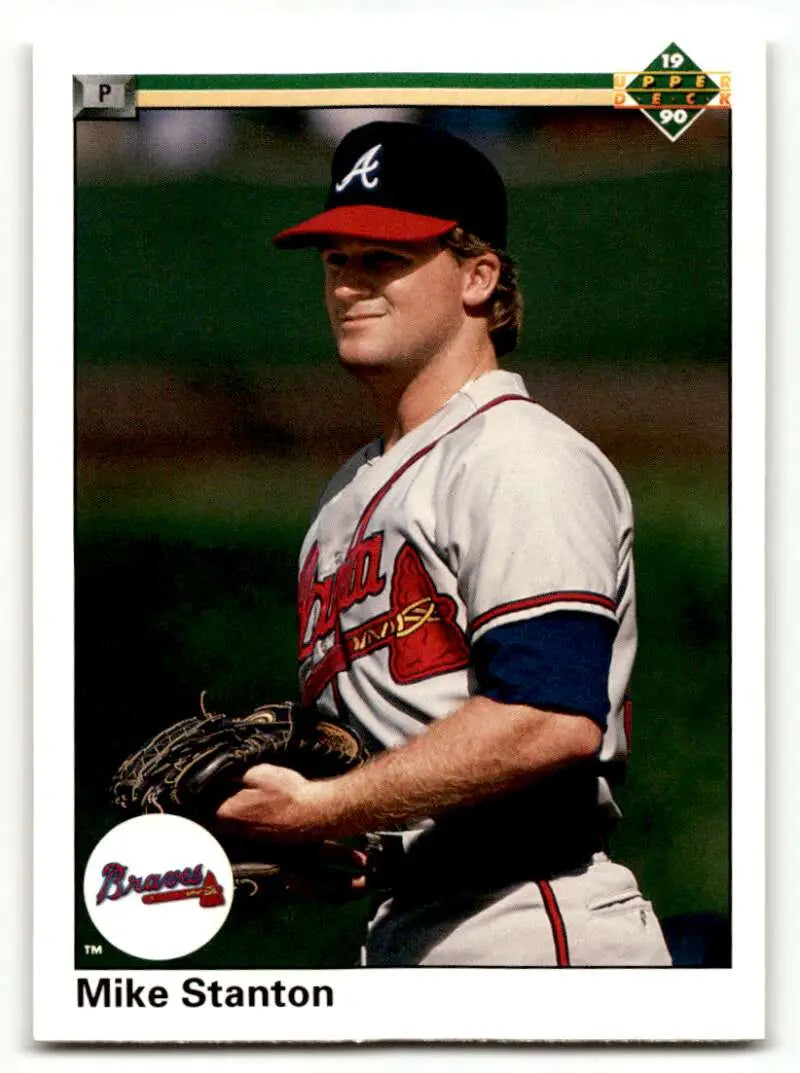 1990 Upper Deck #61 Mike Stanton    Atlanta Braves Baseball Cards EX/NM