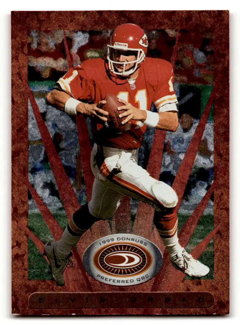 1999 Donruss Preferred QBC #18 Elvis Grbac    Kansas City Chiefs Football Cards EX/NM