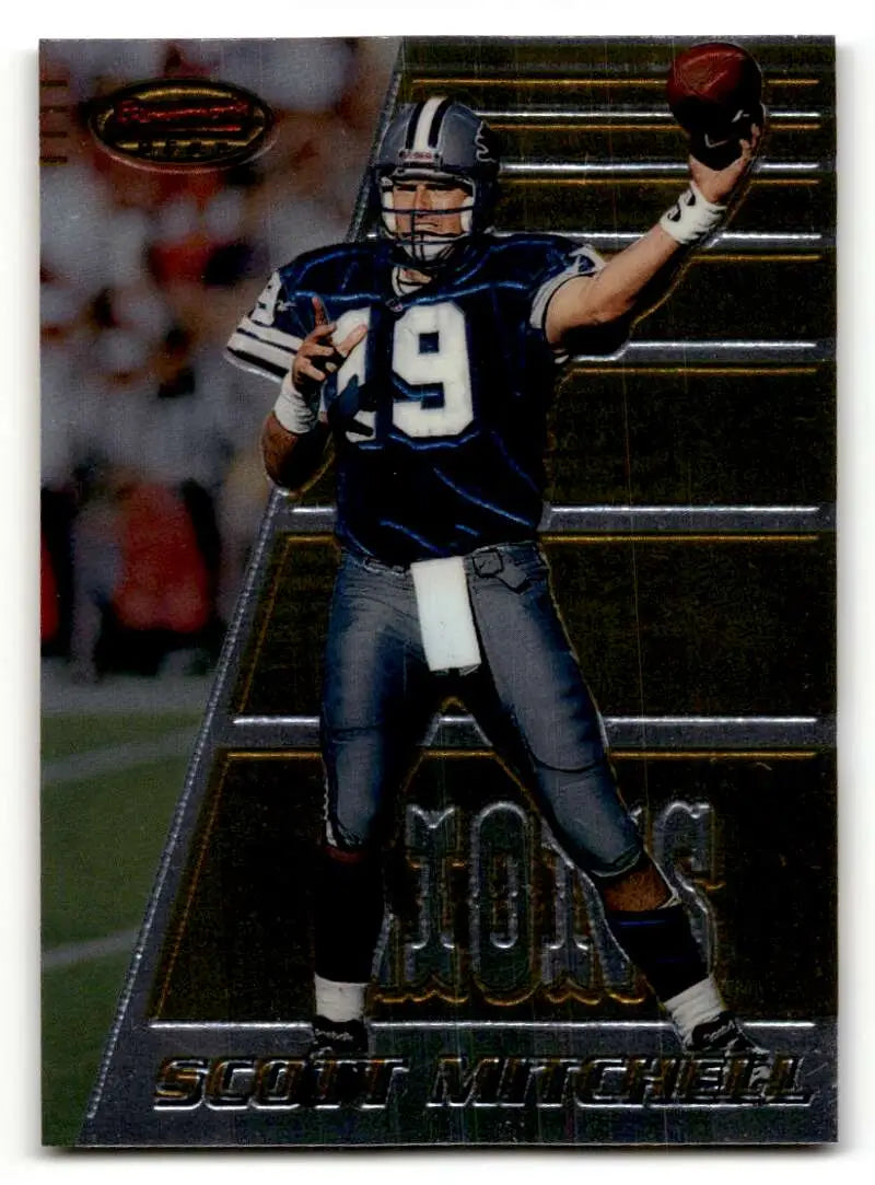 1996 Bowman's Best #7 Scott Mitchell    Detroit Lions Football Cards NM Near Mint