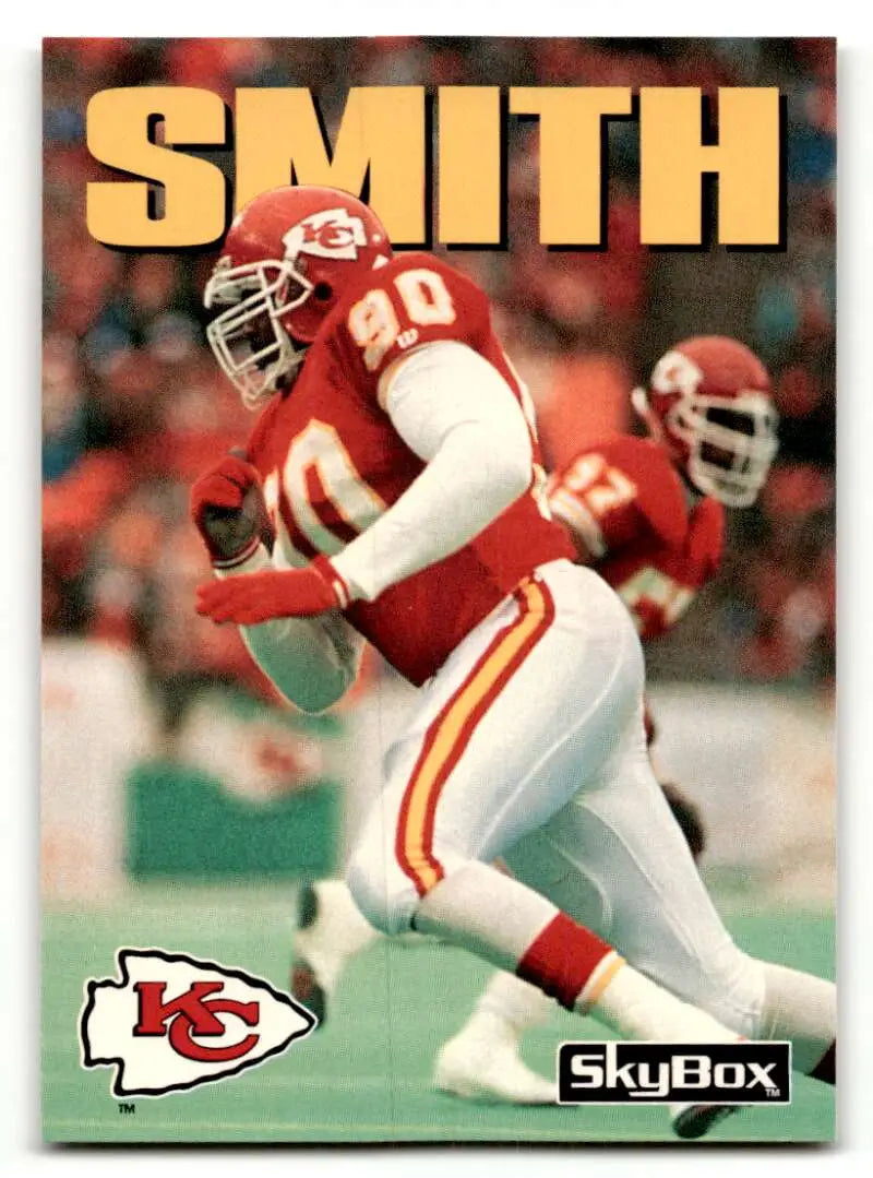 1992 SkyBox Impact #74 Neil Smith    Kansas City Chiefs Football Cards NM Near Mint