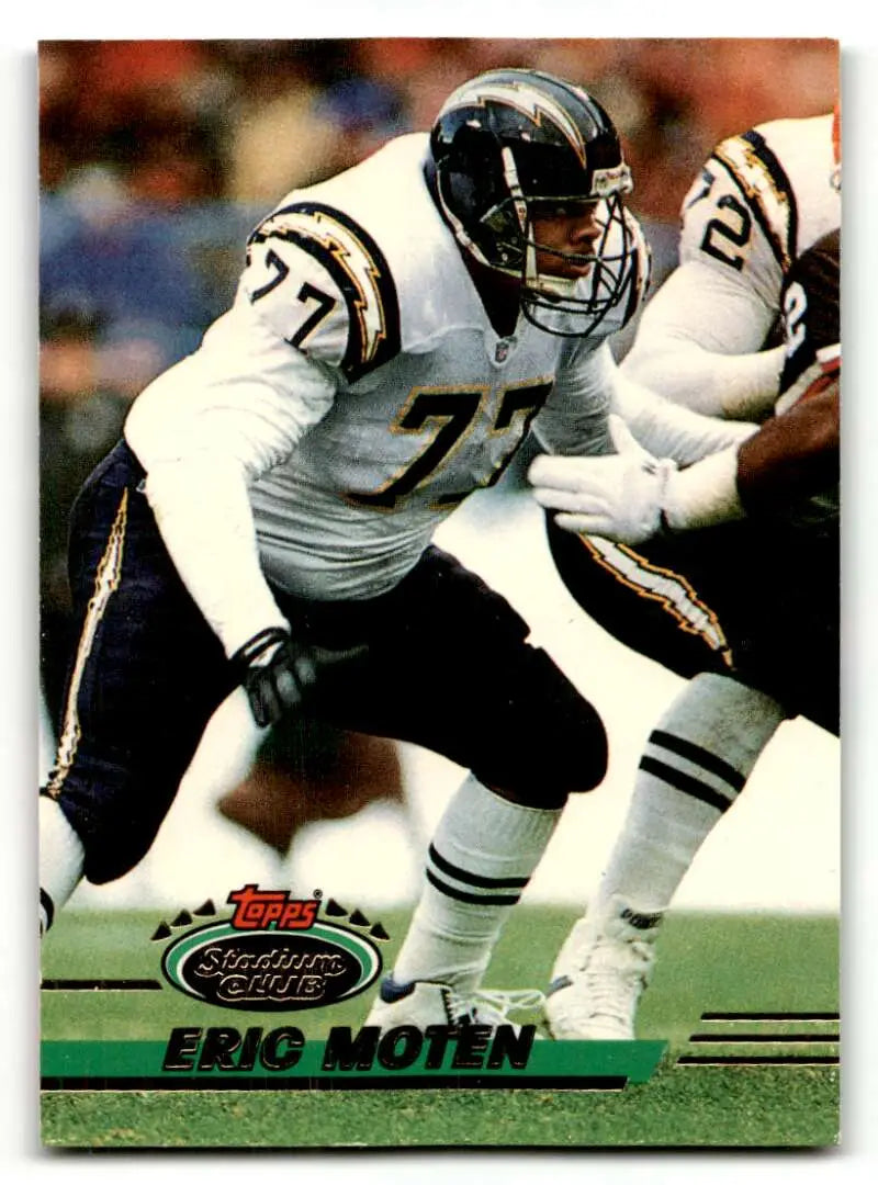 1993 Stadium Club #271 Eric Moten    San Diego Chargers Football Cards EX/NM