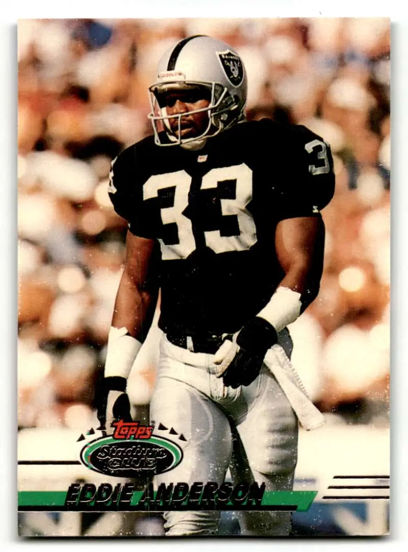 1993 Stadium Club #424 Eddie Anderson    Los Angeles Raiders Football Cards EX/NM