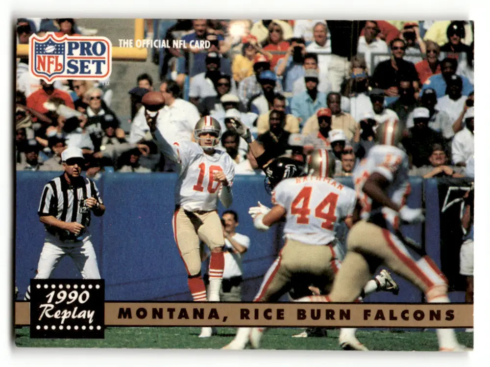 1991 Pro Set #329 Joe Montana/Jerry Rice EX/NM