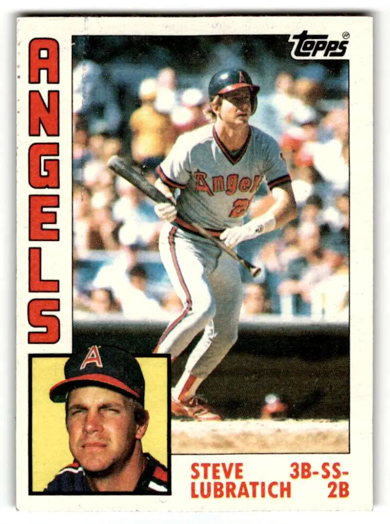 1984 Topps #266 Steve Lubratich    California Angels Baseball Cards EX/NM