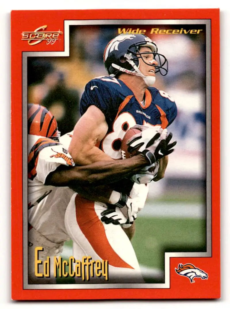 1999 Score #185 Ed McCaffrey    Denver Broncos Football Cards EX/NM