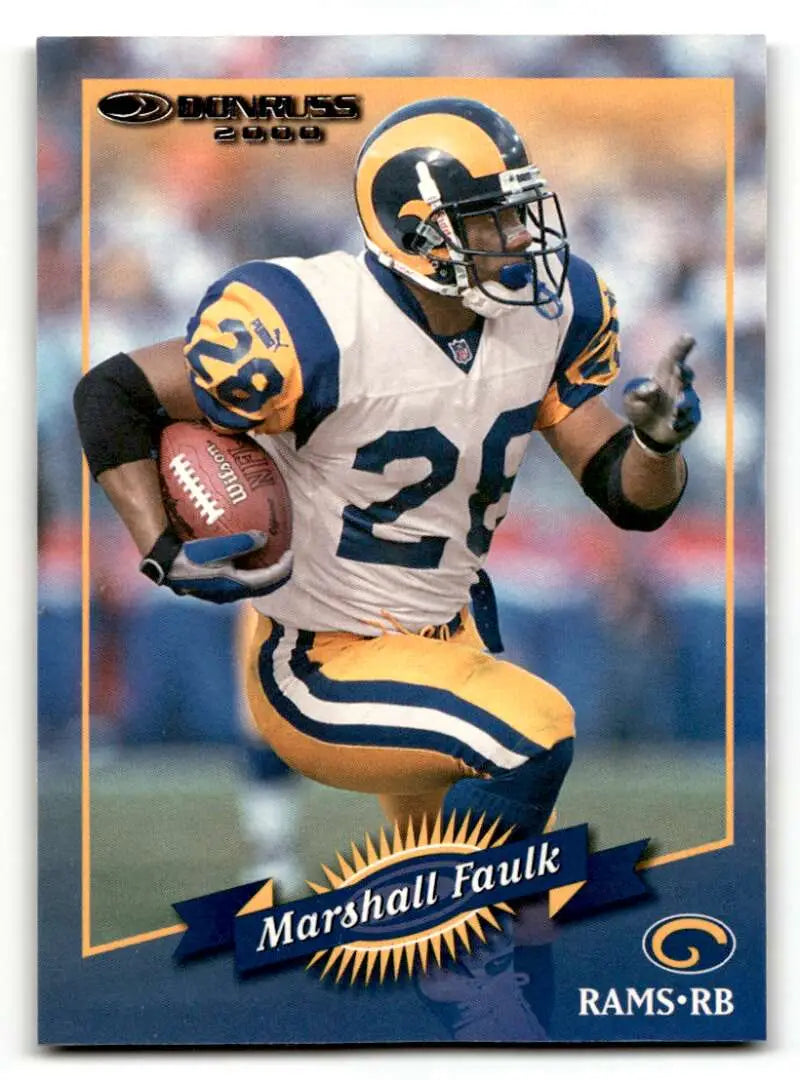 2000 Donruss #126 Marshall Faulk    St. Louis Rams Football Cards EX/NM