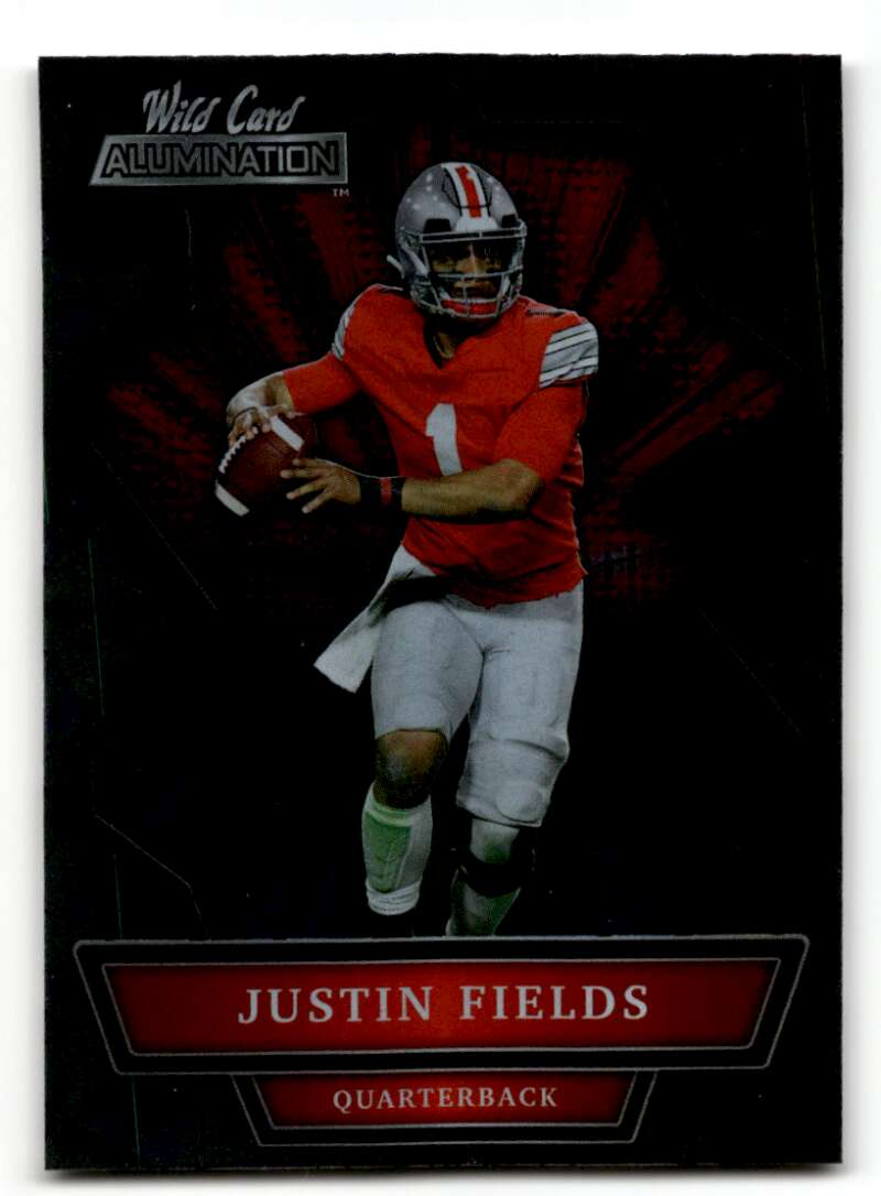 2021 Wild Card Alumination #ABC-2 Justin Fields    Ohio State Bears Football Cards NM-MT