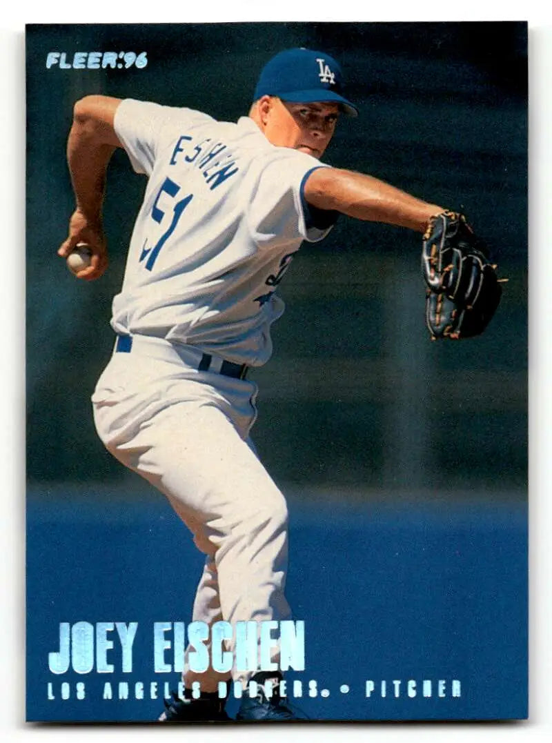 1996 Fleer #432 Joey Eischen Los Angeles Dodgers Baseball Cards EX/NM