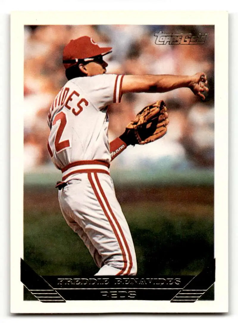 1993 Topps #356 Freddie Benavides Cincinnati Reds Baseball Cards EX/NM