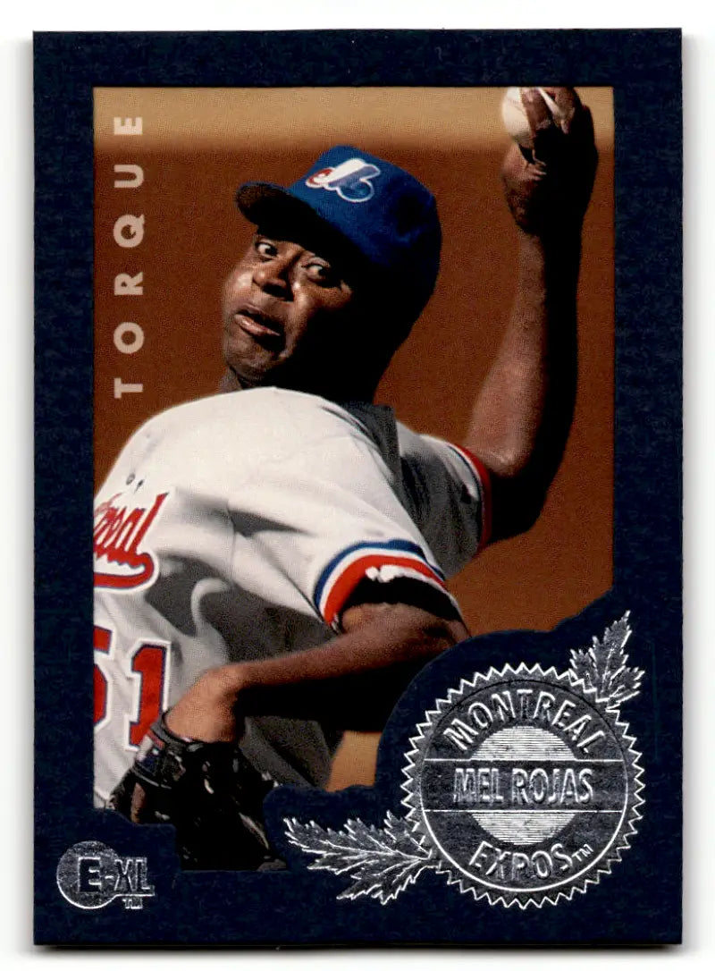 1996 E-Motion XL Blue #225 Mel Rojas NM Near Mint