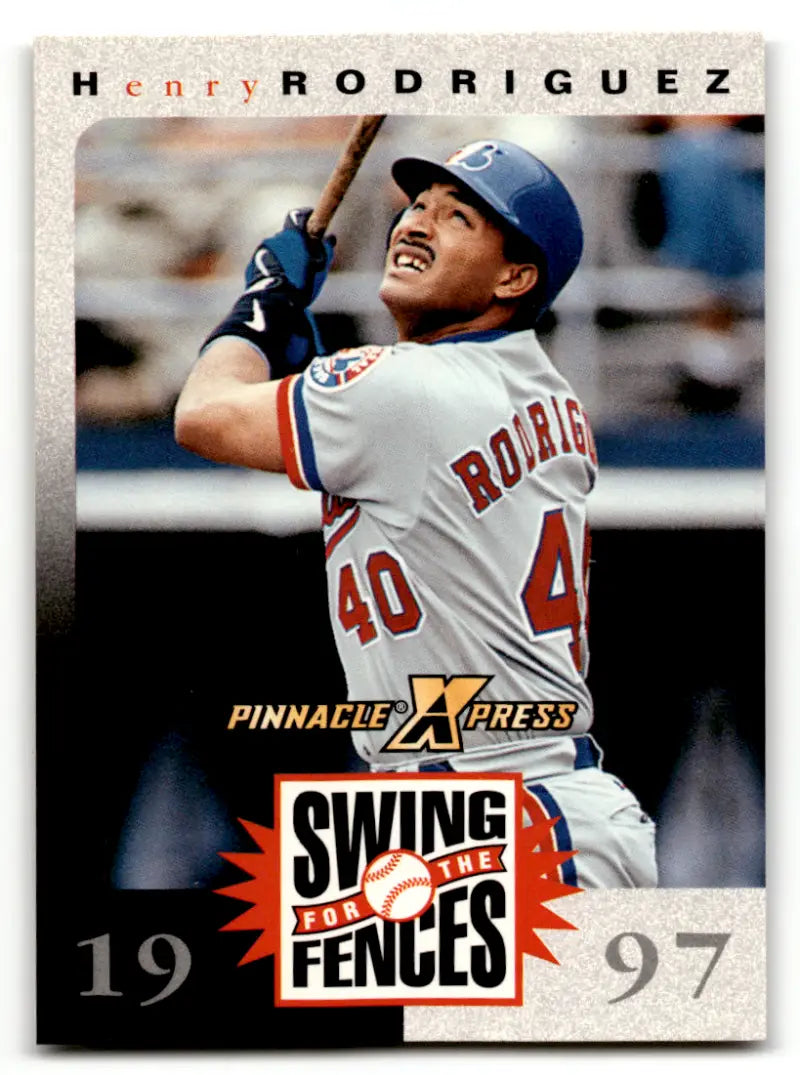 1997 Pinnacle XPress Swing for the Fences #49 Henry Rodriguez NM-MT