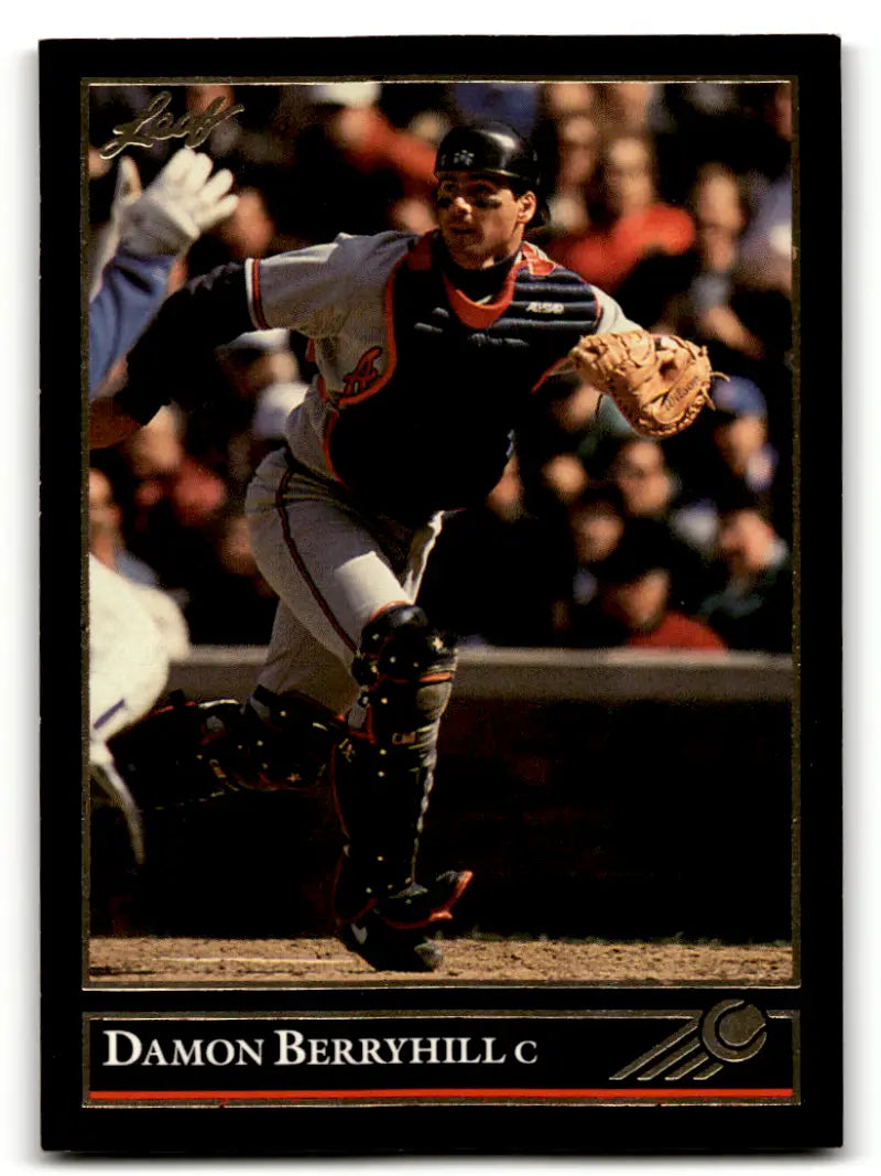 1992 Leaf Black Gold #423 Damon Berryhill NM Near Mint