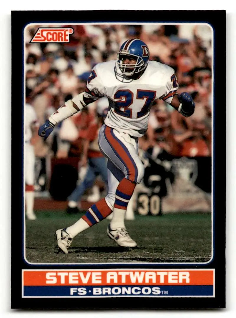 1990 Score #16 Steve Atwater    Denver Broncos Football Cards NM-MT