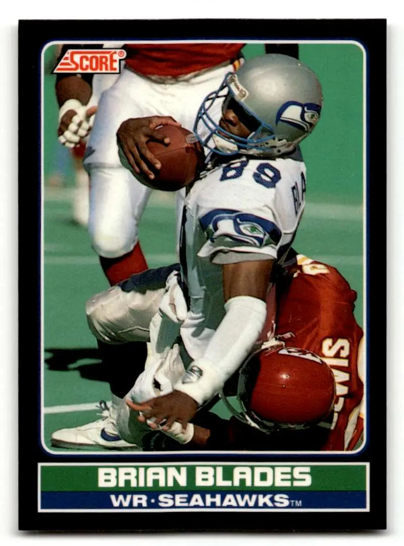 1990 Score #34 Brian Blades    Seattle Seahawks Football Cards NM-MT