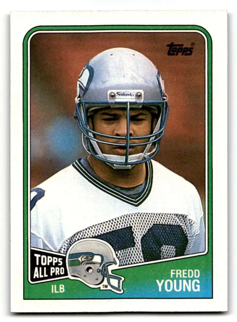 1988 Topps #143 Fredd Young    Seattle Seahawks Football Cards EX/NM