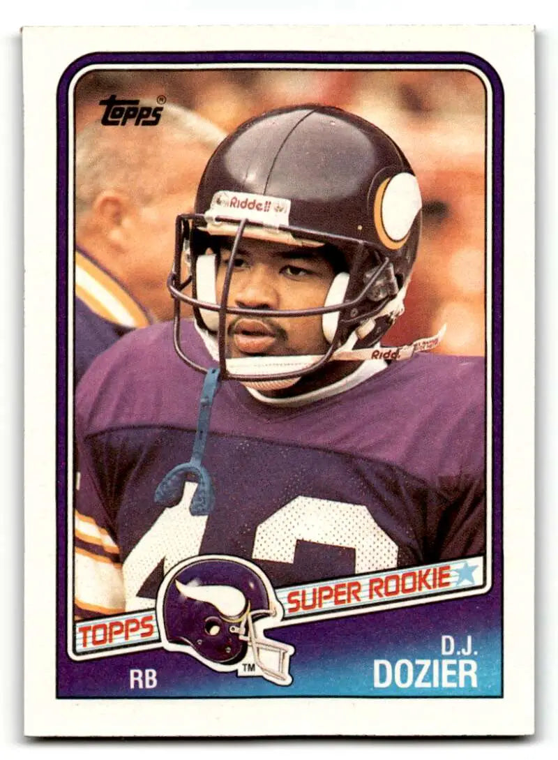 1988 Topps #150 D.J. Dozier    Minnesota Vikings Football Cards EX/NM