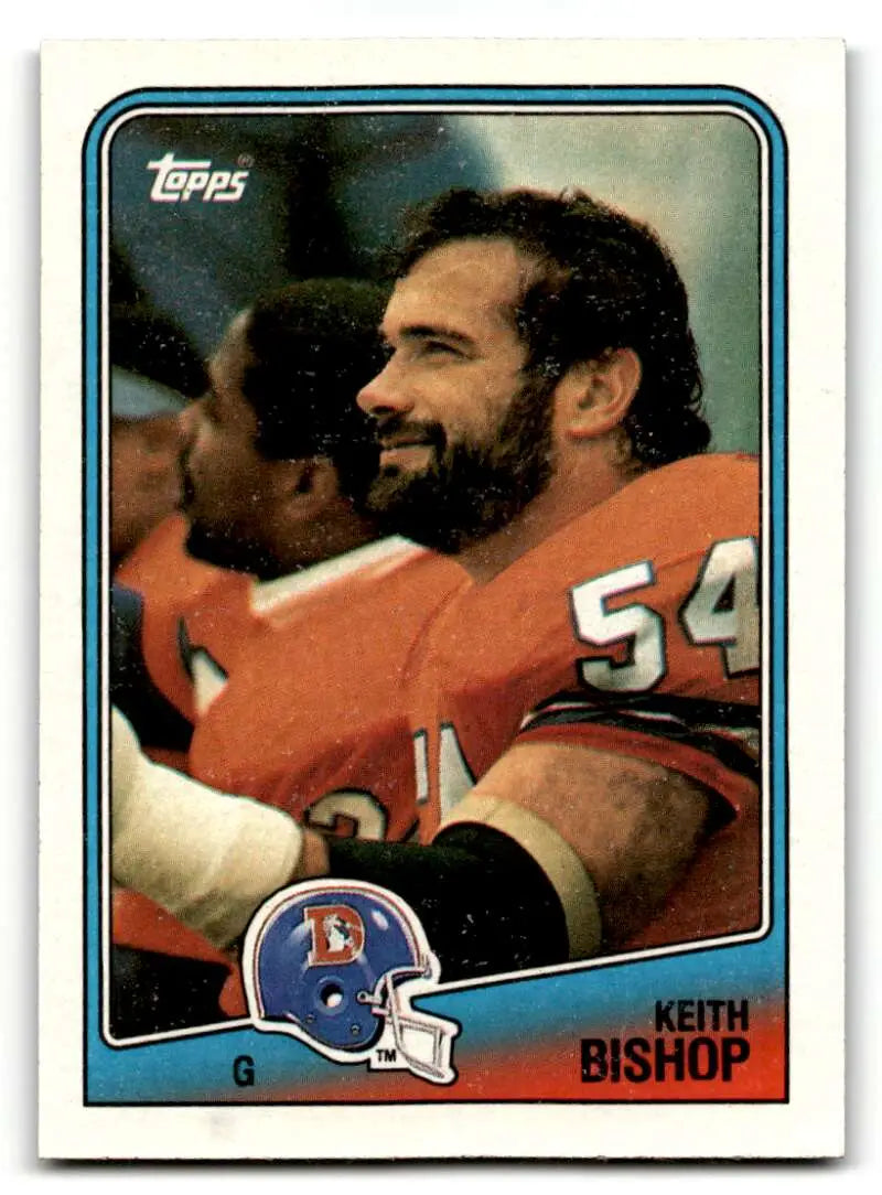 1988 Topps #30 Keith Bishop    Denver Broncos Football Cards EX/NM