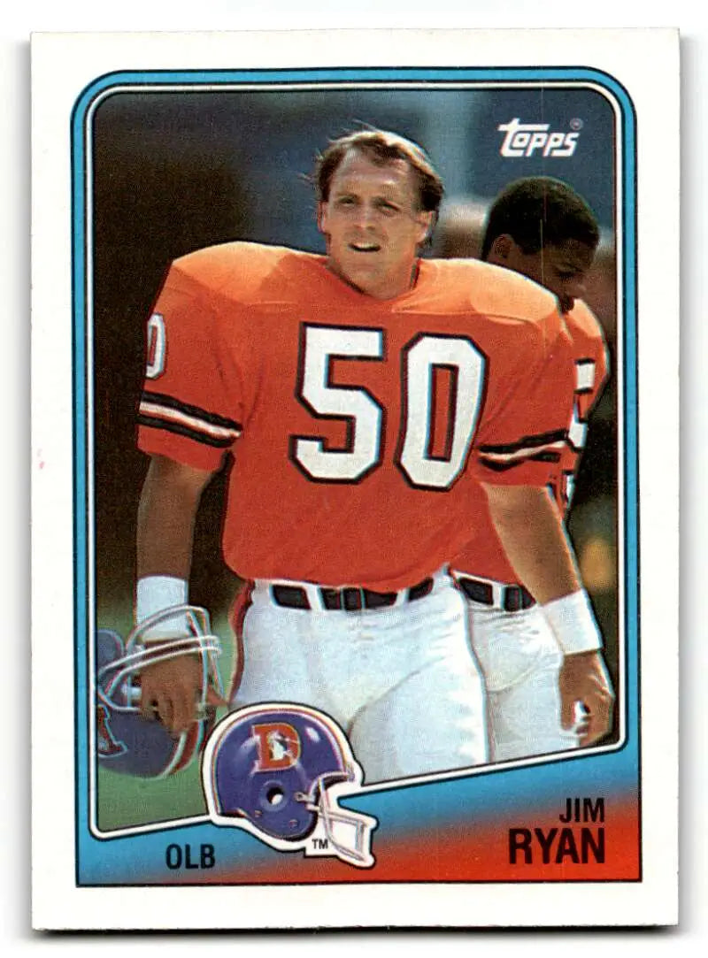 1988 Topps #34 Jim Ryan    Denver Broncos Football Cards EX/NM