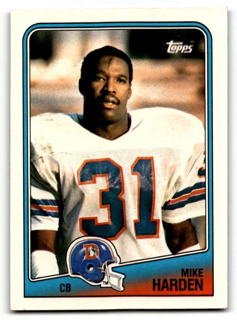 1988 Topps #36 Mike Harden    Denver Broncos Football Cards EX/NM