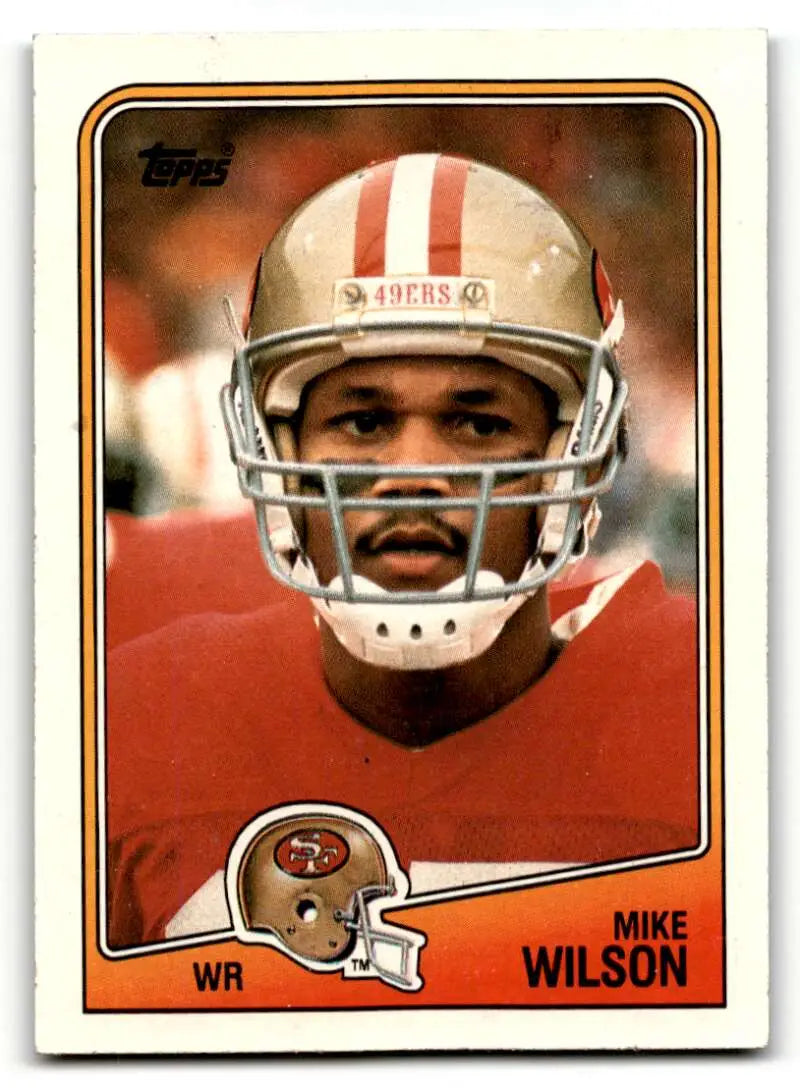 1988 Topps #44 Mike Wilson    San Francisco 49ers Football Cards EX/NM