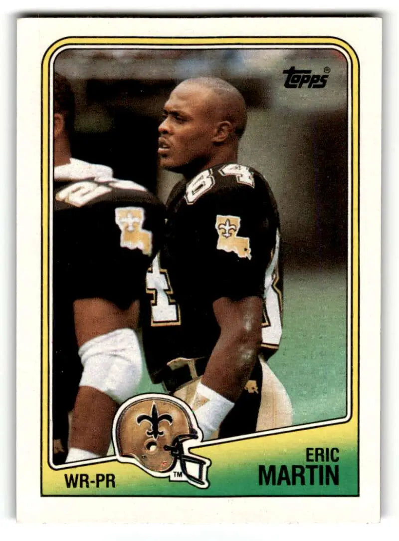 1988 Topps #58 Eric Martin    New Orleans Saints Football Cards EX/NM