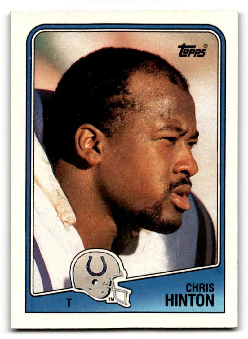 1988 Topps #123 Chris Hinton    Indianapolis Colts Football Cards EX/NM
