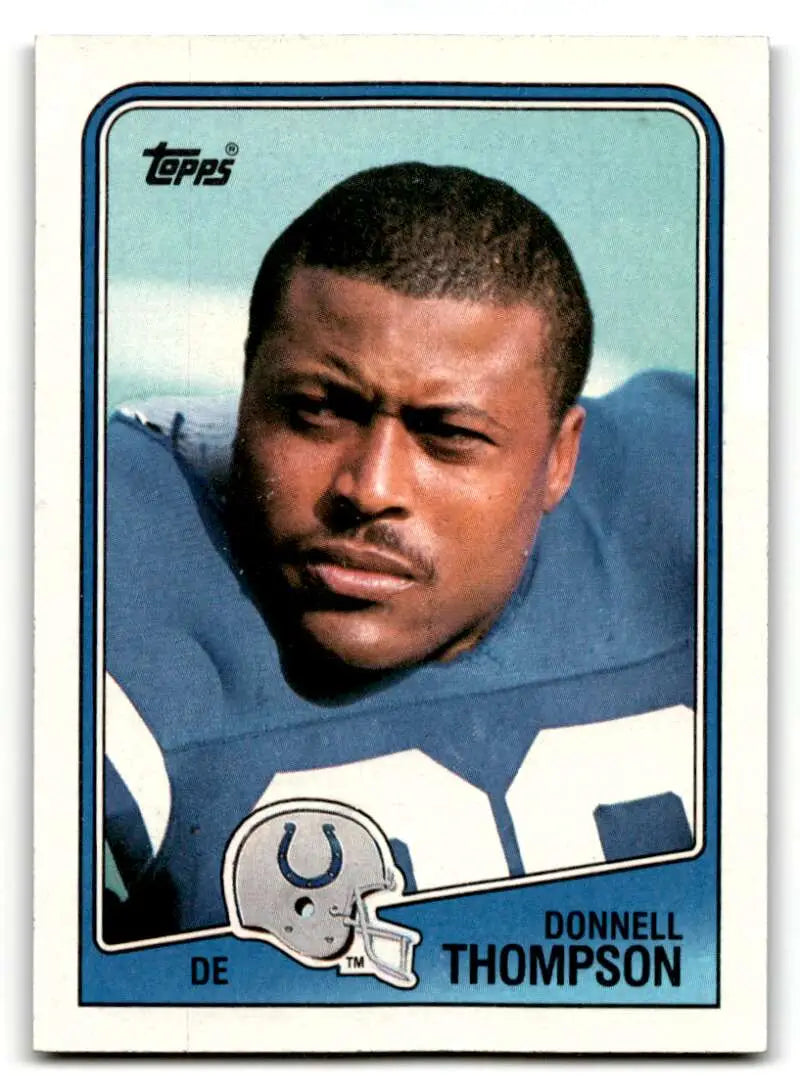 1988 Topps #126 Donnell Thompson    Indianapolis Colts Football Cards EX/NM