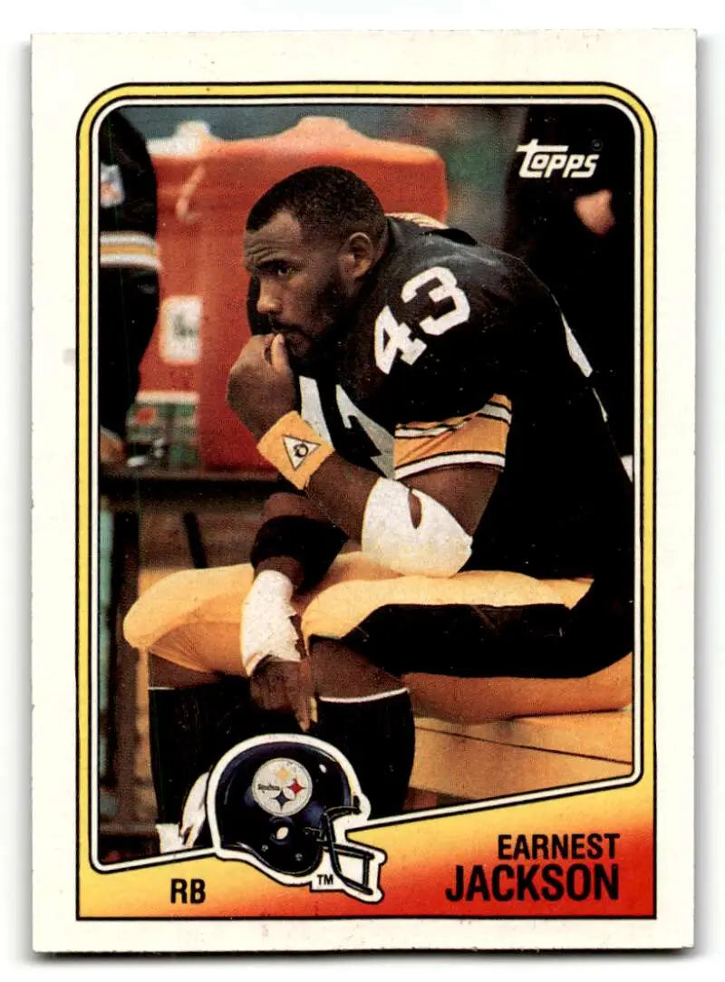 1988 Topps #165 Earnest Jackson    Pittsburgh Steelers Football Cards EX/NM