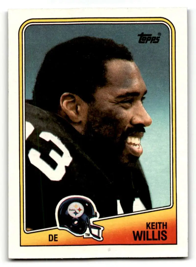 1988 Topps #170 Keith Willis    Pittsburgh Steelers Football Cards EX/NM